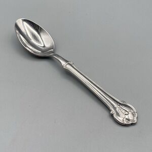Wallace Stainless Napoleon BEE Teaspoon 1pc Flatware 18/10 Spoon 6-3/8in